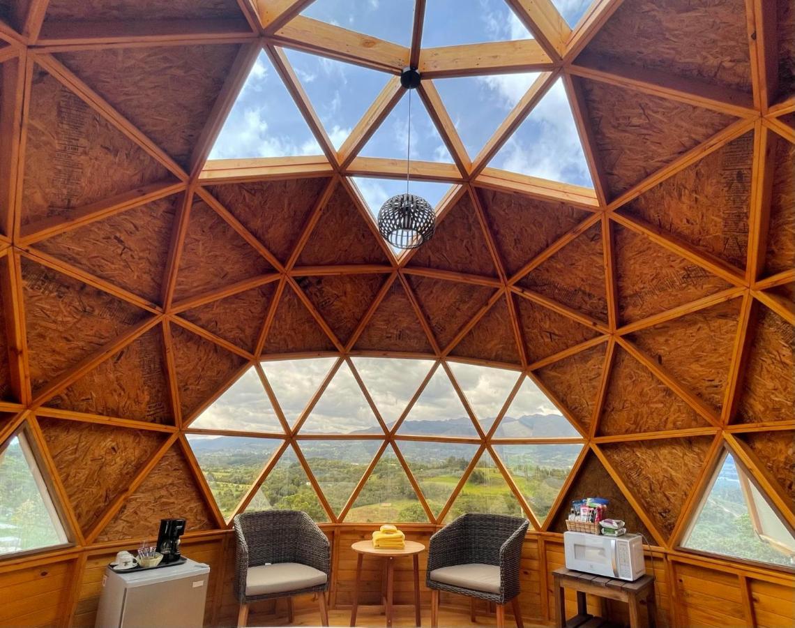 Glamping Y Chalet Aventura Park Villa De Leyva La Periquera Eksteriør bilde