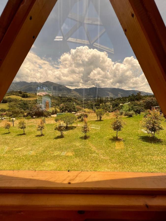 Glamping Y Chalet Aventura Park Villa De Leyva La Periquera Eksteriør bilde