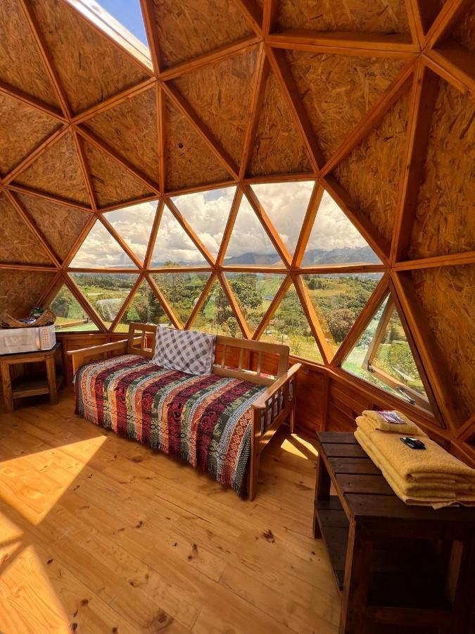 Glamping Y Chalet Aventura Park Villa De Leyva La Periquera Eksteriør bilde
