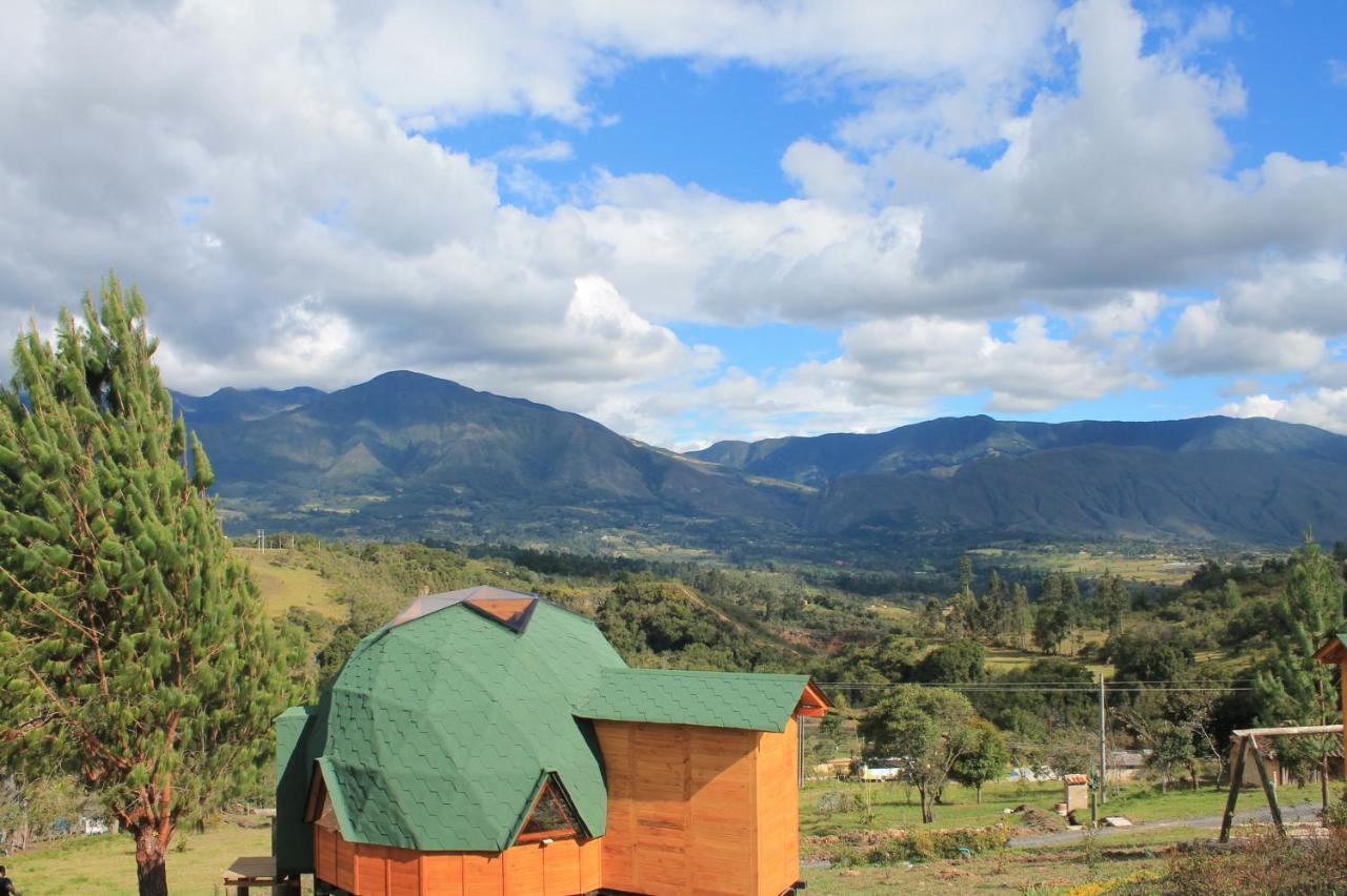 Glamping Y Chalet Aventura Park Villa De Leyva La Periquera Eksteriør bilde